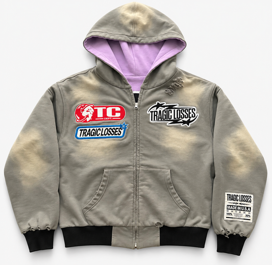 TragicLosses Reversible Jacket Purple/Gray